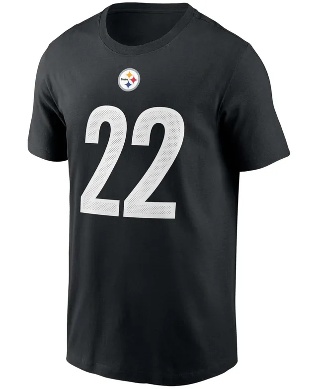 Najee Harris Pittsburgh Steelers Fanatics Branded Women's Player Icon Name  & Number V-Neck T-Shirt - Black