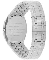 Gucci Women's Swiss 25H Stainless Steel Bracelet Watch 34mm
