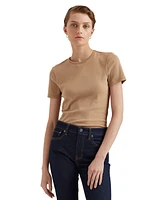 Lauren Ralph Stretch Knit T-Shirt, Regular & Petite
