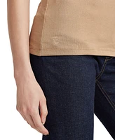 Lauren Ralph Stretch Knit T-Shirt, Regular & Petite