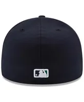 New Era Men's Navy Seattle Mariners Authentic Collection On Field Low Profile Game 59FIFTY Fitted Hat