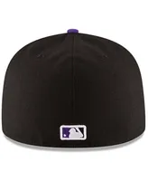 New Era Men's Colorado Rockies Authentic Collection On Field 59FIFTY Structured Hat