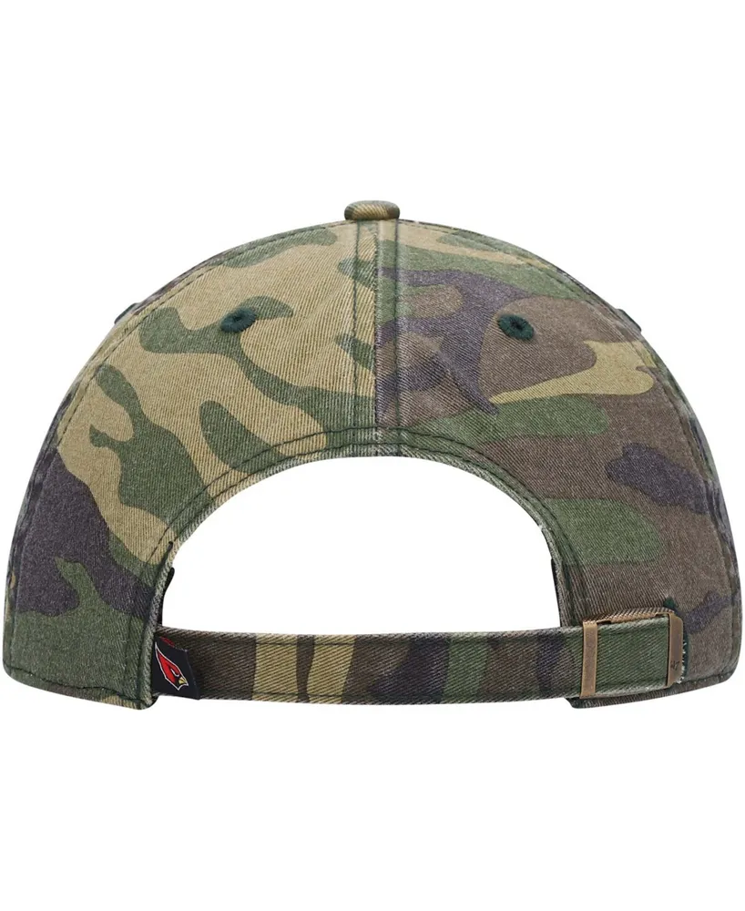 '47 Men's Camo Arizona Cardinals Woodland Clean Up Adjustable Hat