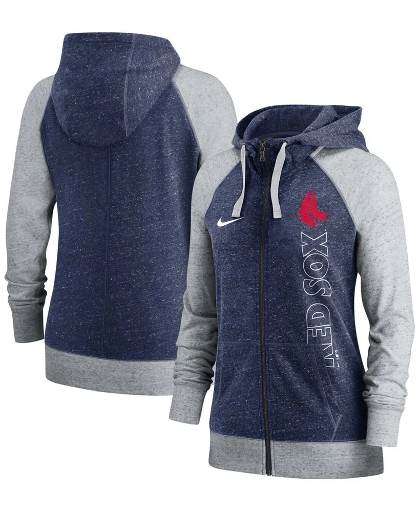 Boston Red Sox Dkny Sport Women's Lydia Pullover Hoodie - Navy