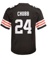 Nike Big Boys and Girls`Nick Chubb Brown Cleveland Browns Game Jersey