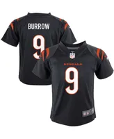 Nike Preschool Joe Burrow Black Cincinnati Bengals Game Jersey