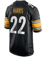 Nike Men's Najee Harris Black Pittsburgh Steelers 2021 Draft First Round Pick Game Jersey