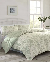 Laura Ashley Natalie 7-Pc. Duvet Cover Set, Full/Queen