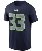 Men's Jamal Adams Navy Seattle Seahawks Name and Number T-shirt