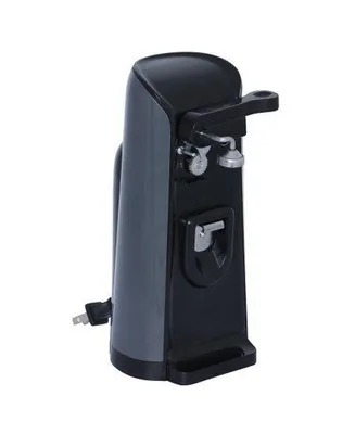 Brentwood Appliances Tall Electric Can Opener with Knife Sharpener Bottle Opener