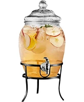 Style Setter Fortuna 2 Gallon Beverage Dispenser with Metal Stand