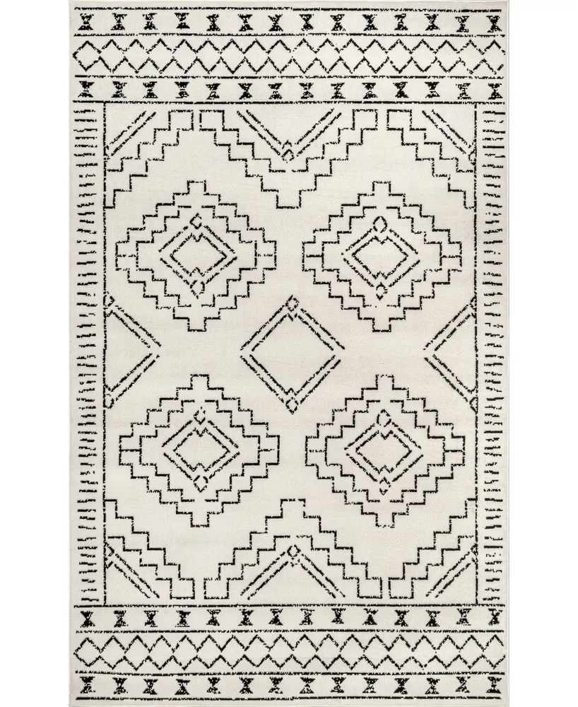 nuLoom Creek ECRK08A 6'7" x 9' Area Rug