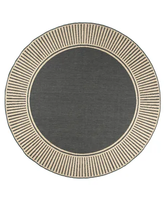 nuLoom Cabana GBCB02A 6' x 6'7" Round Outdoor Area Rug