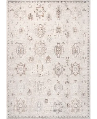 nuLoom Aurora HJAU13A Machine-Washable 4' x 6' Area Rug