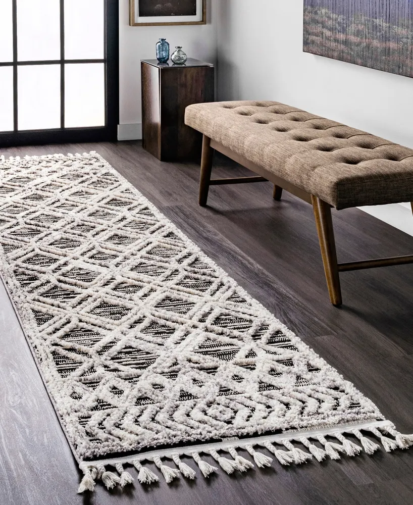 nuLoom Lorden KKLR12A 2'6" x 8' Runner Area Rug