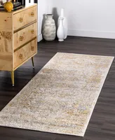 nuLoom Druzy CFDR05B 2'6" x 8' Runner Area Rug - Gold