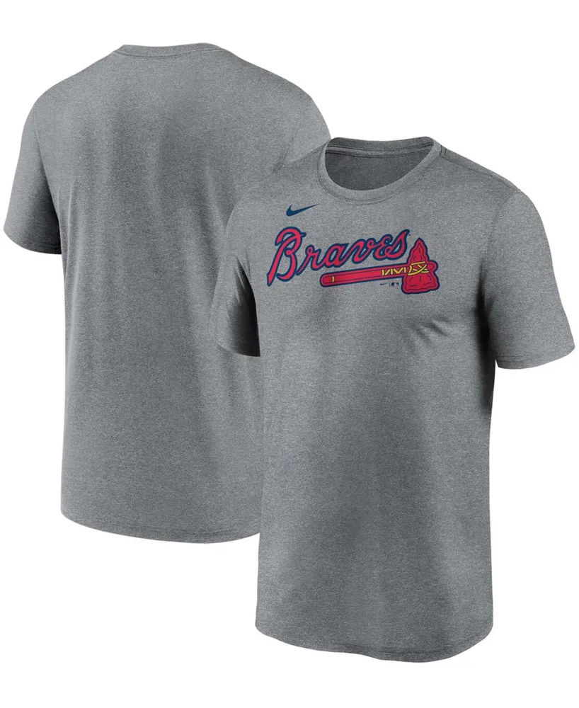 Nike Men's Nike Atlanta Braves Wordmark Legend Performance T-Shirt