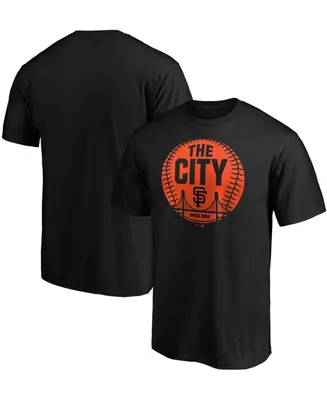Men's Black San Francisco Giants City Ball Hometown Collection T-shirt