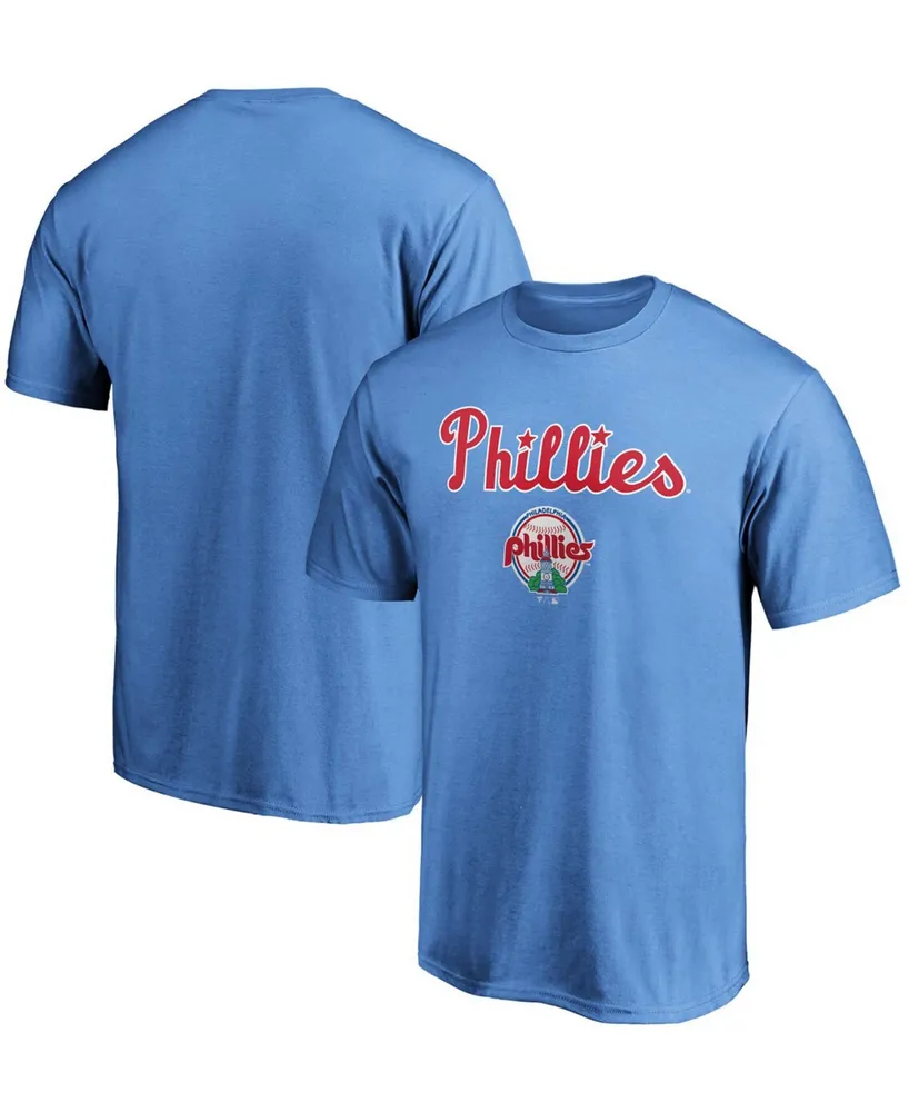 Men's Pro Standard Light Blue Philadelphia Phillies Cooperstown Collection Retro Classic T-Shirt Size: Medium