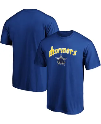 Men's Royal Seattle Mariners Cooperstown Collection Team Wahconah T-shirt