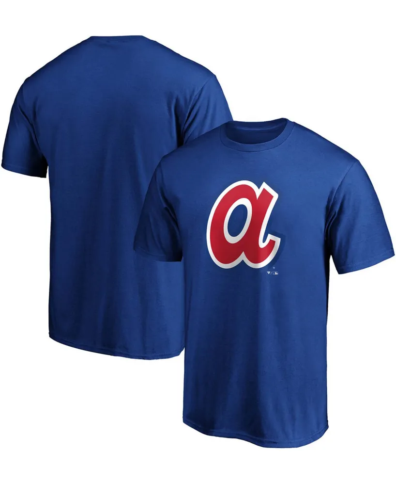 Men's Royal Atlanta Braves Cooperstown Collection Forbes Team T-shirt