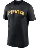 Men's Black Pittsburgh Pirates Wordmark Legend T-shirt