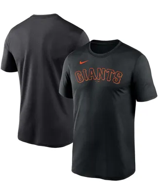 Men's Black San Francisco Giants Wordmark Legend T-shirt
