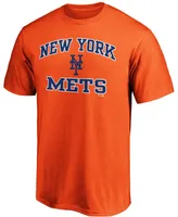 Men's Orange New York Mets Heart Soul T-shirt