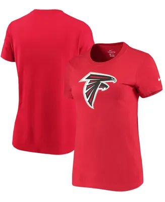 Women's Red Atlanta Falcons Logo Essential T-shirt