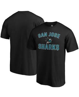 Men's Black San Jose Sharks Team Victory Arch T-shirt