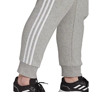 adidas Plus Essentials 3-Stripe Fleece Joggers