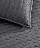 Closeout! Vera Wang Herringbone Stitch 3 Piece Quilt Set