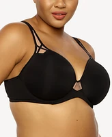 Plus Amaranth Lightweight Lightly Lined Underwire Bra