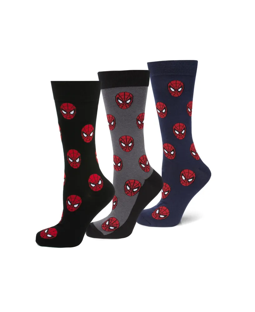 Marvel Men's Spider-Man Sock Set, Pack of 3