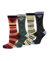 Harry Potter Men's House Socks Gift Set, Pack of 4