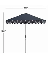Elegant 11' Valance Umbrella