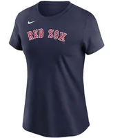 Women's Navy Boston Red Sox Wordmark T-shirt