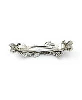 Women's Floral Gardena Crystal Barrette