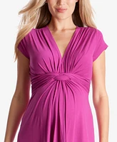 Seraphine Women's Knot Front Maternity Dress