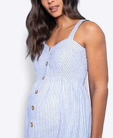 Seraphine Women's Midi Maternity Nursing Dress