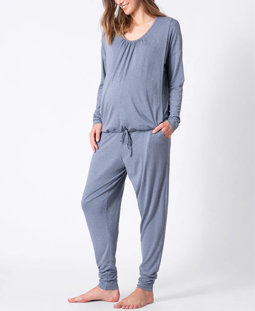 Seraphine Women's 2 Piece Maternity Nursing Loungewear Set