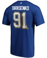 Men's Vladimir Tarasenko Blue St. Louis Blues Team Authentic Stack Name and Number T-shirt