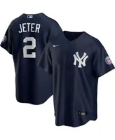 Men's Derek Jeter Navy New York Yankees 2020 Hall of Fame Induction Alternate Replica Player Name Jersey