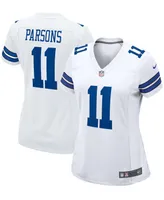 Women's Micah Parsons White Dallas Cowboys Game Jersey