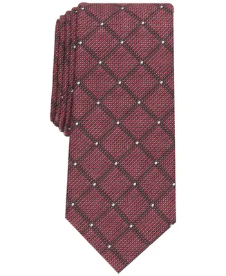 Alfani Men's Slim Dot Grid Tie, Created for Macy's