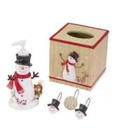 Avanti Friends Gather Holiday Resin Bath Accessories