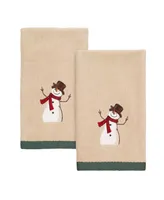 Avanti Friends Gather Holiday 2-Pc. Fingertip Towel Set, 18" x 12"