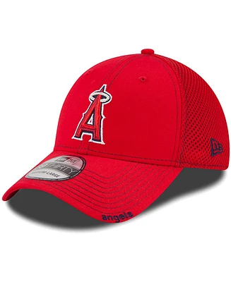 Men's Los Angeles Angels Red Neo 39THIRTY Stretch Fit Hat