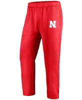 Men's Scarlet Nebraska Huskers School Logo Sweatpants