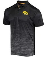 Men's Black Iowa Hawkeyes Marshall Polo